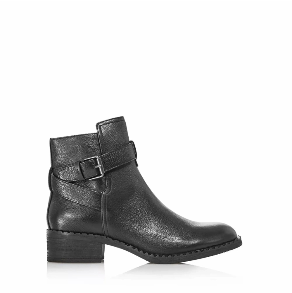Kenneth Cole Women's Best Leather Moto Boot - US 7